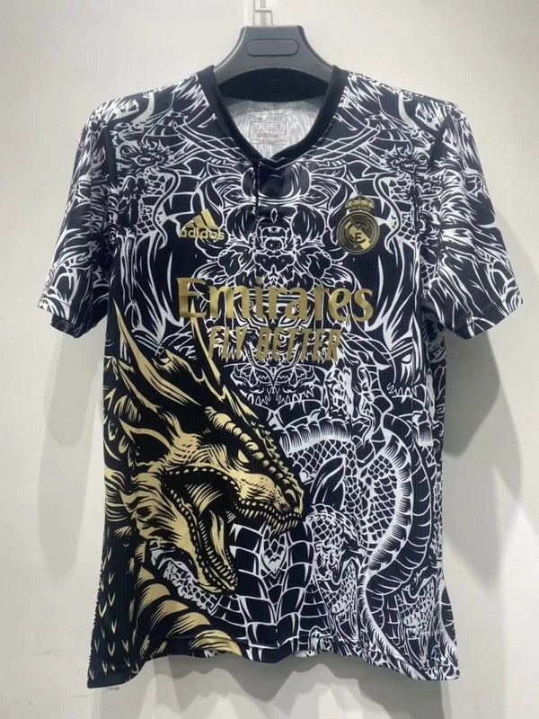 AAA Quality Real Madrid 24/25 Special Black/Golden Dragon Jersey